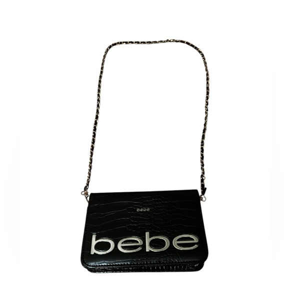 BEBE AUTHENTIC Fabiola Stamped Crocodile Crossbody Bag - Picture 8 of 11